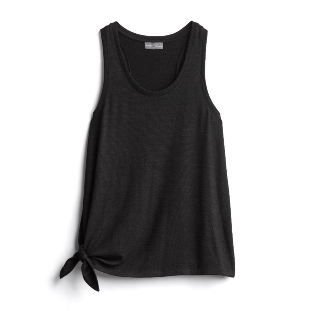 Market & Spruce Vreelan Side Knot Knit Top